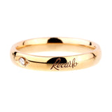 Recarlo Diamond Yellow Gold Band Ring 0000976