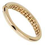 Roberto Coin Capri Diamond Yellow Gold Bangle Bracelet 0001828