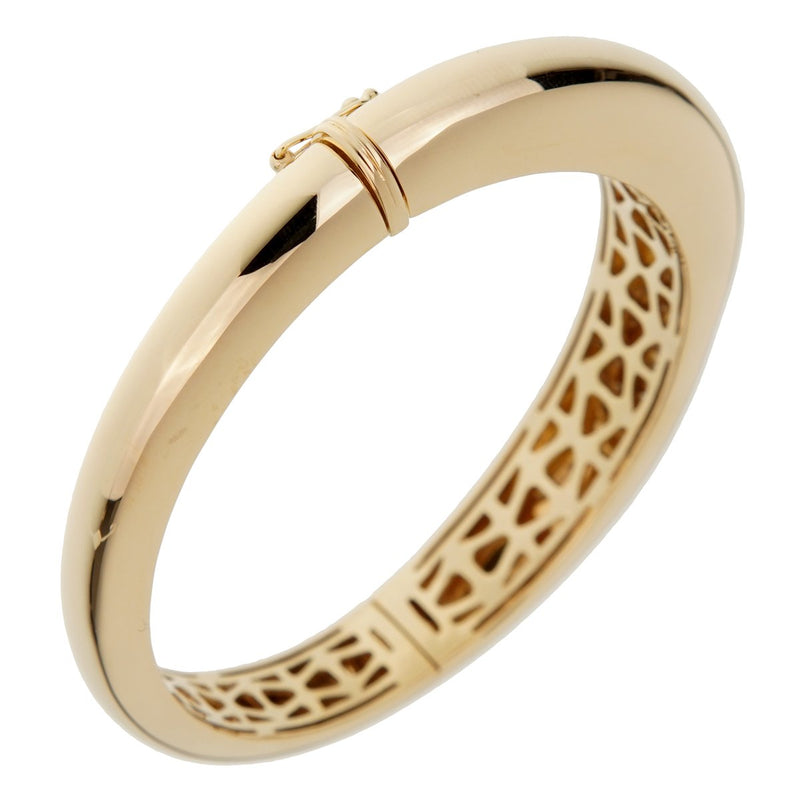 Roberto Coin Capri Diamond Yellow Gold Bangle Bracelet 0001828