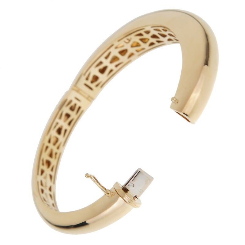 Roberto Coin Capri Diamond Yellow Gold Bangle Bracelet 0001828