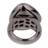 Roberto Coin Capri Plus Pink Sapphire Silver Ring Sz 6.25 0001958