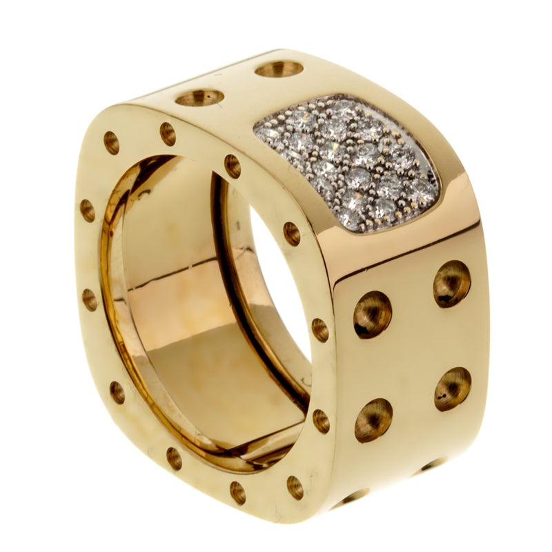 Roberto Coin Pois Moi Diamond Yellow Gold Ring 000rbc