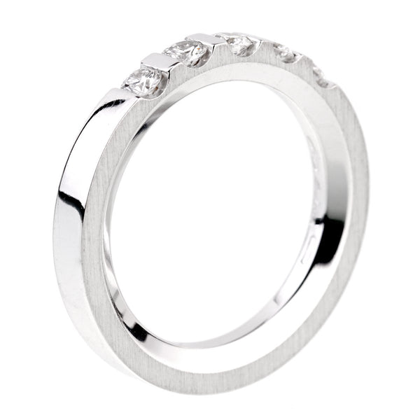 Salvini White Gold Diamond Band Ring 0000951