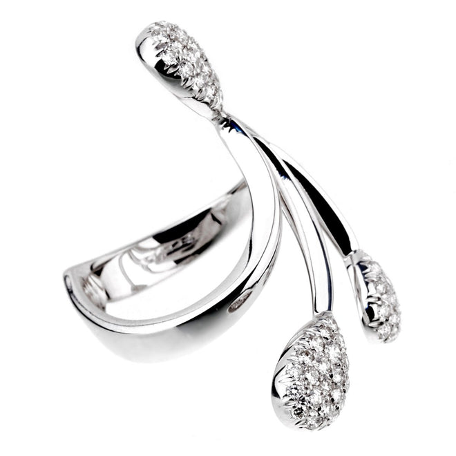 Scavia White Gold Diamond Cocktail Ring 0000969