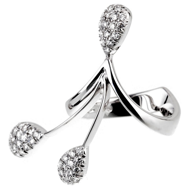 Scavia White Gold Diamond Cocktail Ring 0000969