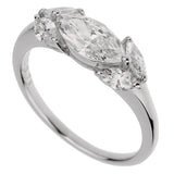Tasaki Marquise Diamond Platinum Ring 0002700