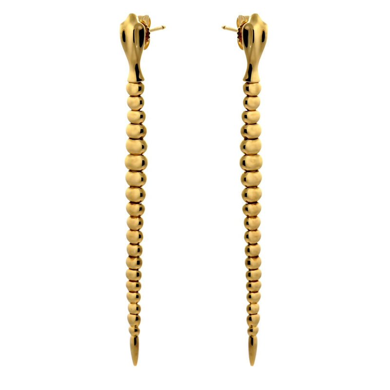 Tiffany and Co Gold Snake Drop Earrings 0000646
