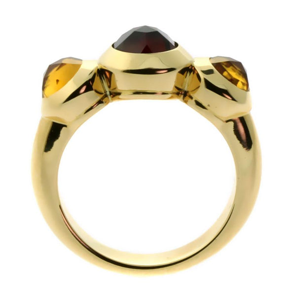 Tiffany & Co. Citrine Garnet Gold Ring 0000006