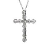 Tiffany & Co. Diamond Platinum Cross Necklace 0000364