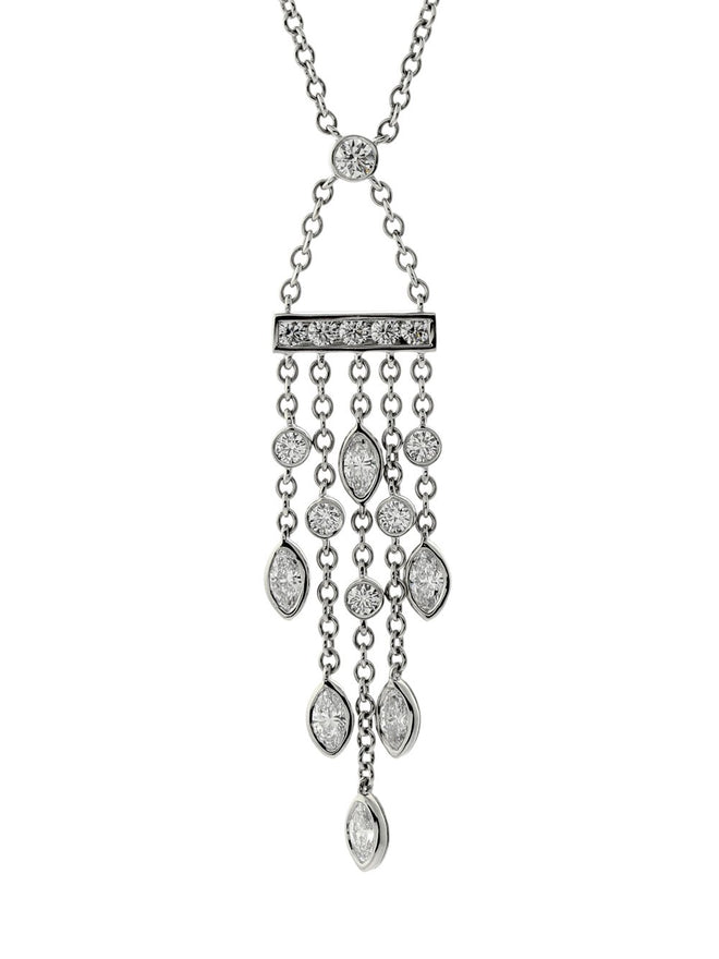 Tiffany & Co. Diamond Platinum Necklace – Opulent Jewelers