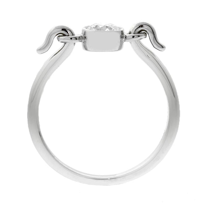 Tiffany & Co Diamond Solitaire Platinum Ring 0000372