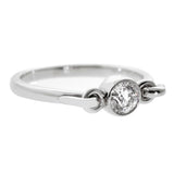 Tiffany & Co Diamond Solitaire Platinum Ring 0000372