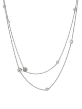 Tiffany & Co Diamonds by the Yard Platinum Necklace 00TFF7248