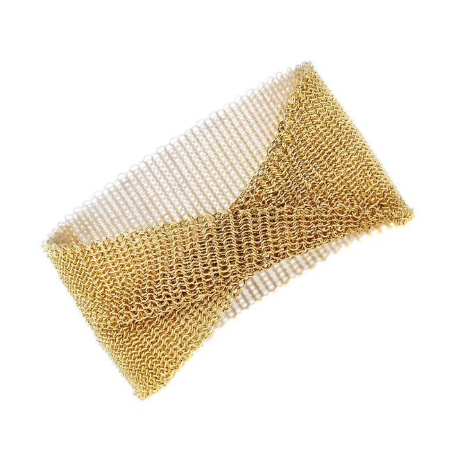 Tiffany & Co Gold Mesh Bracelet 0000526