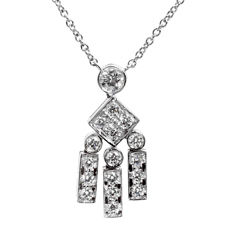 Tiffany & Co Legacy Diamond Platinum Necklace 0000003