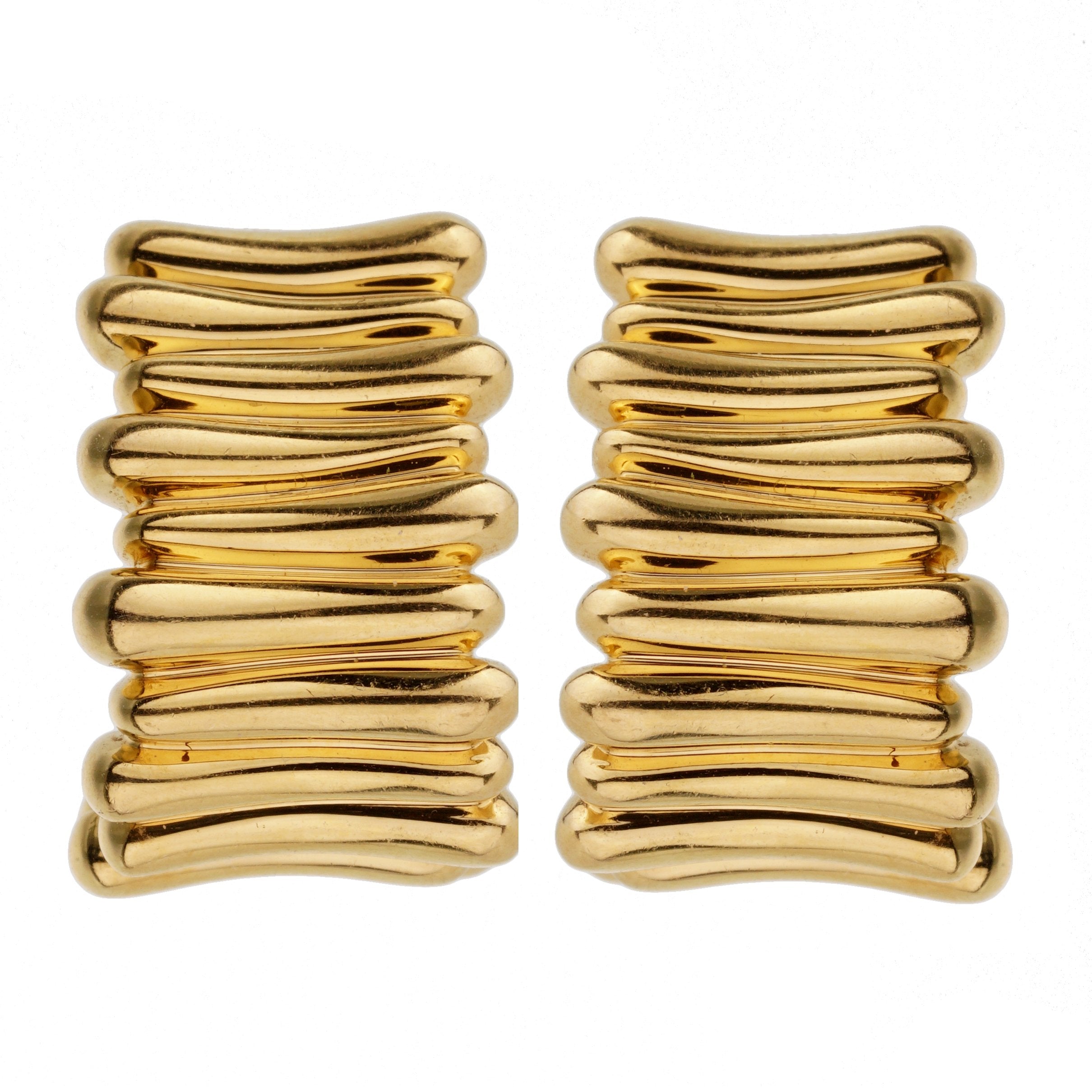 Tiffany & Co Vintage Yellow Gold Drop Earrings For Sale – Opulent Jewelers