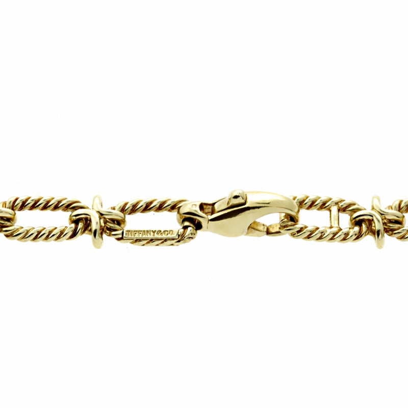 Tiffany & Co Woven Gold Sautoir Necklace 0000620