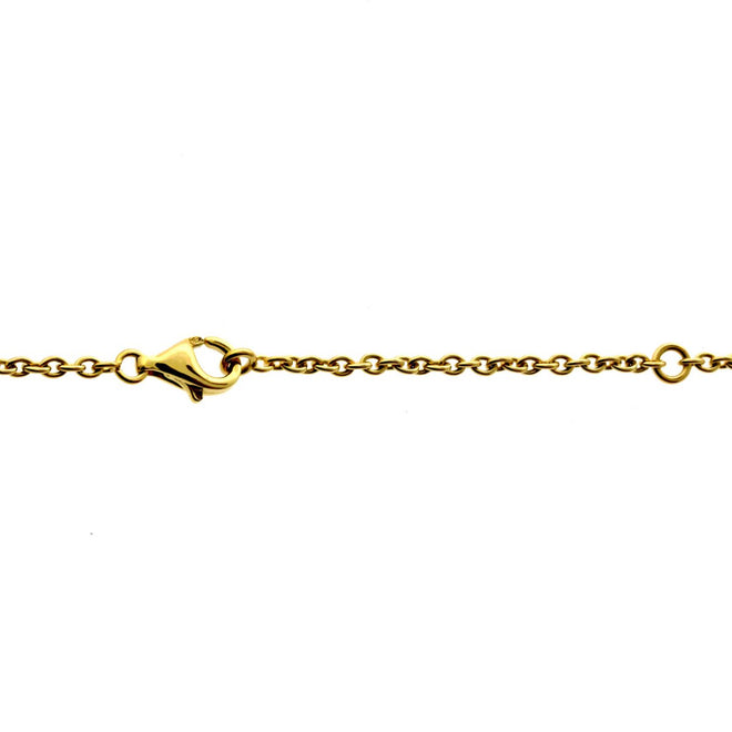 Van Cleef and Arpels Pure Alhambra Diamond Gold Necklace 00VCPYG