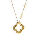 Van Cleef and Arpels Vintage Alhambra Gold Necklace 0001862