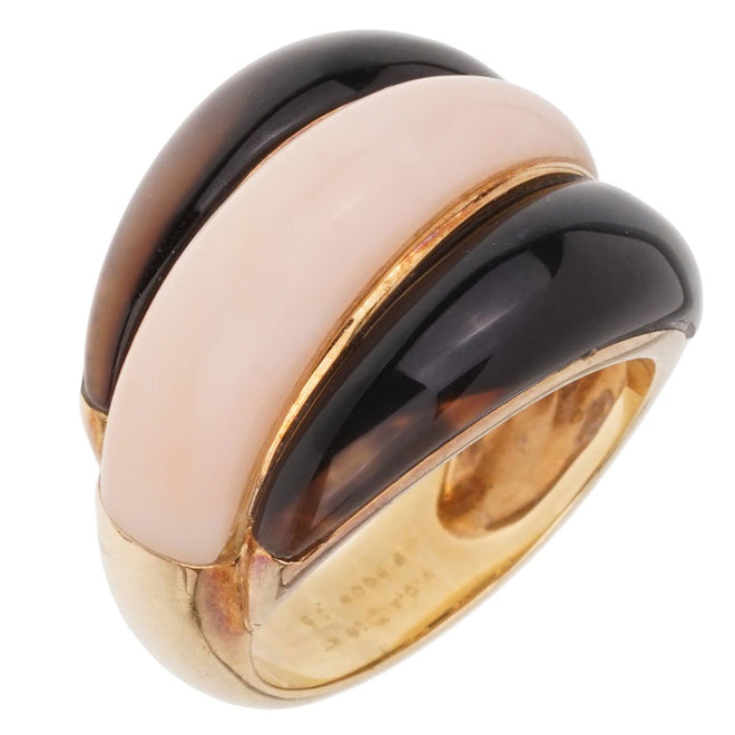 Van Cleef Arpels Angel Skin Coral Bombe Yellow Gold Ring 0001852