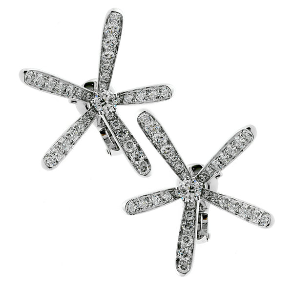 Van Cleef Arpels Caresse d Eole Diamond Earrings caresse