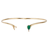 Van Cleef & Arpels Chrysoprase Gold Choker Necklace 0001072