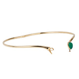 Van Cleef & Arpels Chrysoprase Gold Choker Necklace 0001072