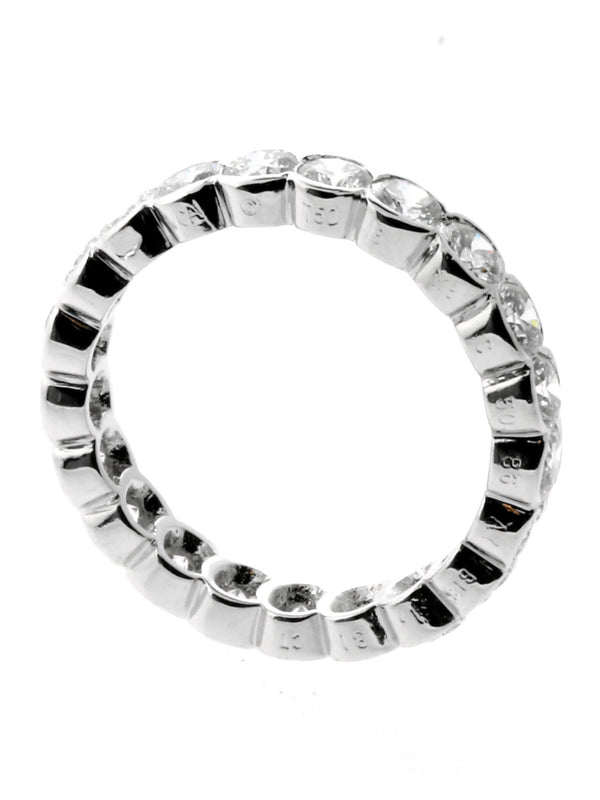 Van Cleef & Arpels Diamond Eternity White Gold Band 0000217