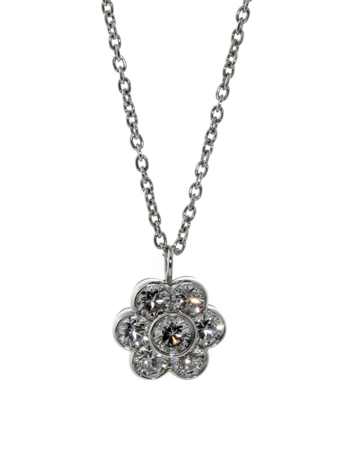 Van Cleef & Arpels Diamond Flower Necklace 00VNC10001