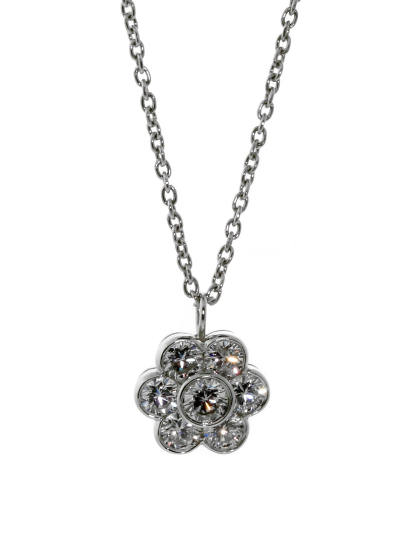 Van Cleef & Arpels Diamond Flower Necklace 00VNC10001