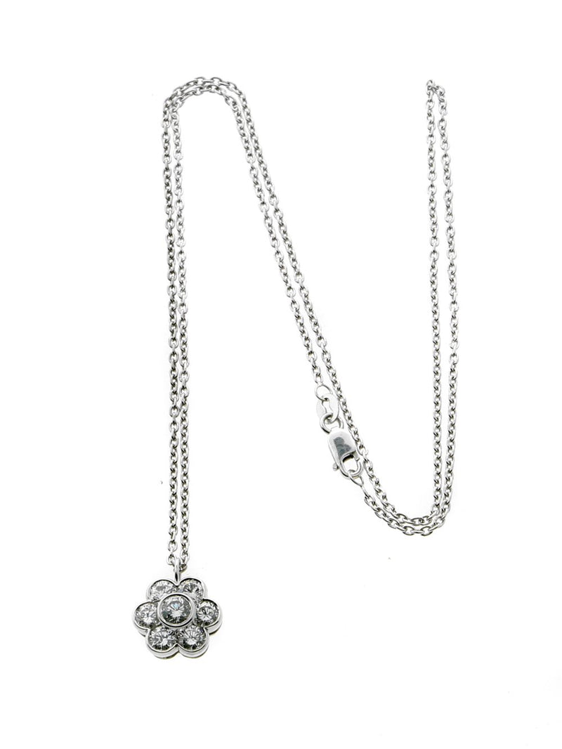 Van Cleef & Arpels Diamond Flower Necklace 00VNC10001