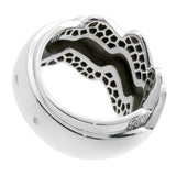 Van Cleef & Arpels Diamond Gold Wave Ring 0001747