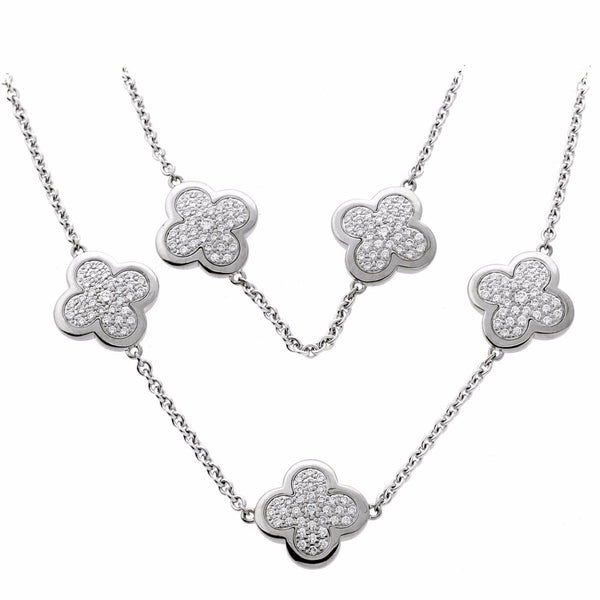 Van Cleef Arpels Diamond Pure Alhambra Necklace 0000558