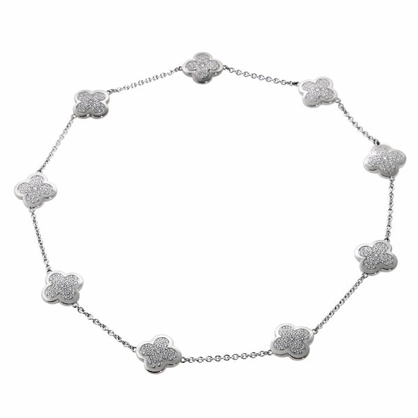 Van Cleef Arpels Diamond Pure Alhambra Necklace 0000558