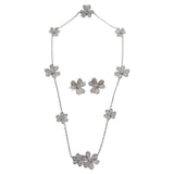 Van Cleef Arpels Frivole Diamond Necklace & Earring Suite 0002567