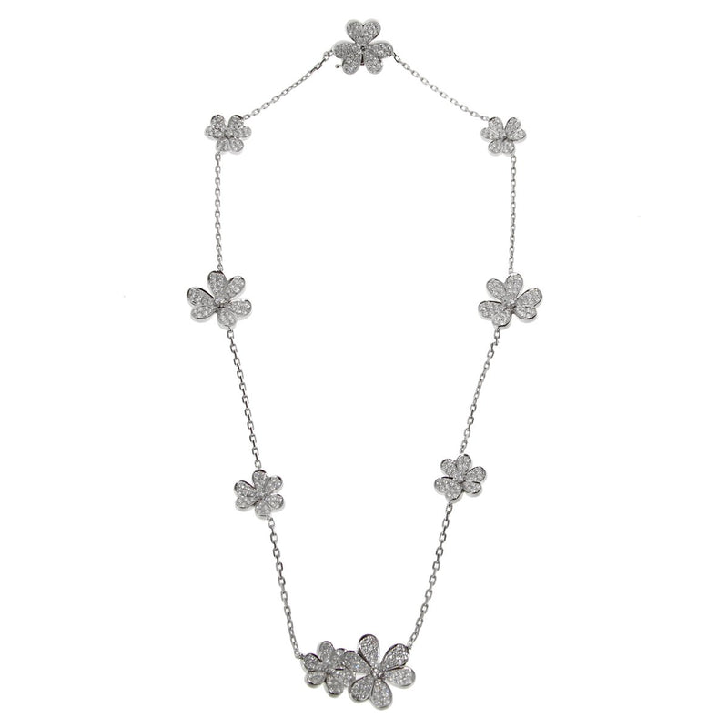 Van Cleef Arpels Frivole Diamond Necklace & Earring Suite 0002567