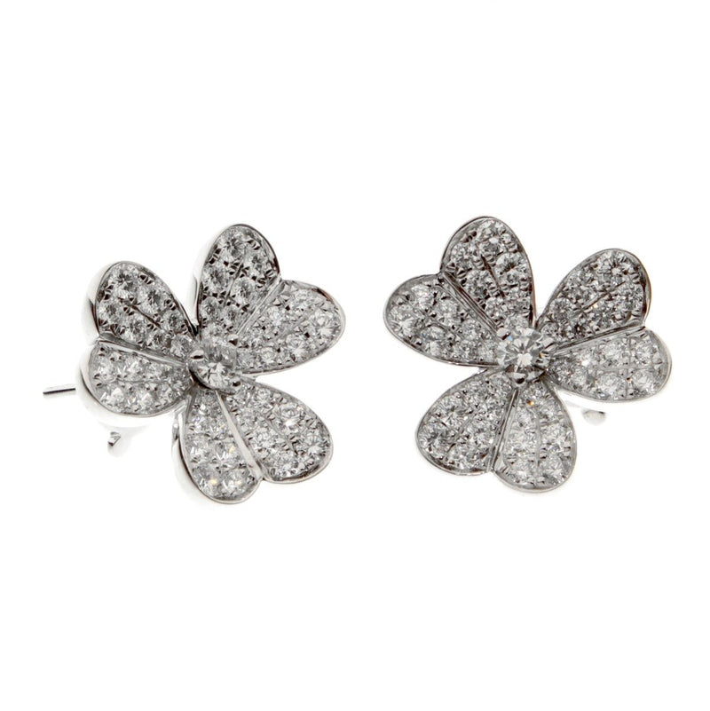 Van Cleef Arpels Frivole Diamond Necklace & Earring Suite 0002567