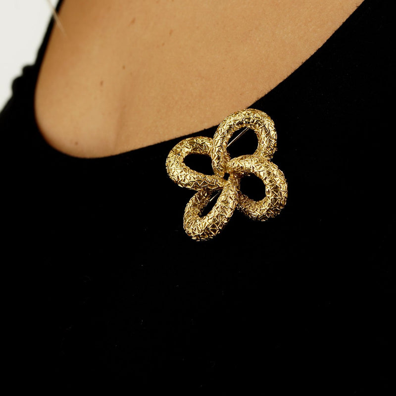 Van Cleef & Arpels Gold Brooch Pendant 0000574