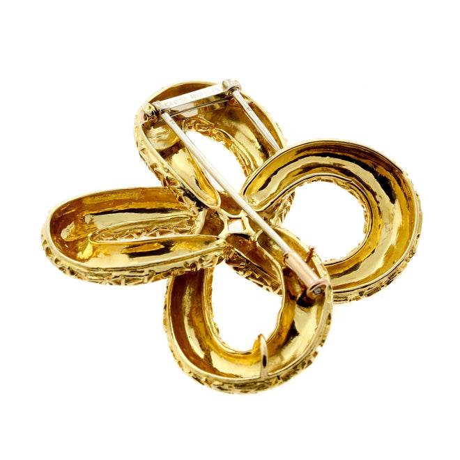 Van Cleef & Arpels Gold Brooch Pendant 0000574