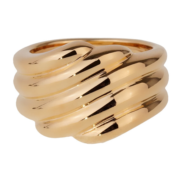 Van Cleef & Arpels Gold Cocktail Ring 0001076