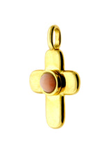 Van Cleef Arpels Gold Coral Cross 00VNC10005