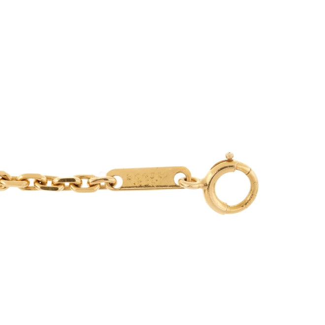 Van Cleef & Arpels Lapis Vintage Alhambra Gold Bracelet 0000911