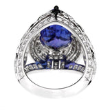 Van Cleef & Arpels Les Jardins 18k White Gold Tanzanite & Diamond Suite 0000904