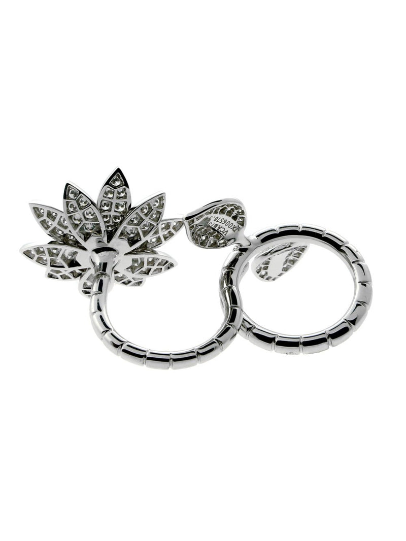 Van Cleef & Arpels Lotus Diamond Ring 0000220