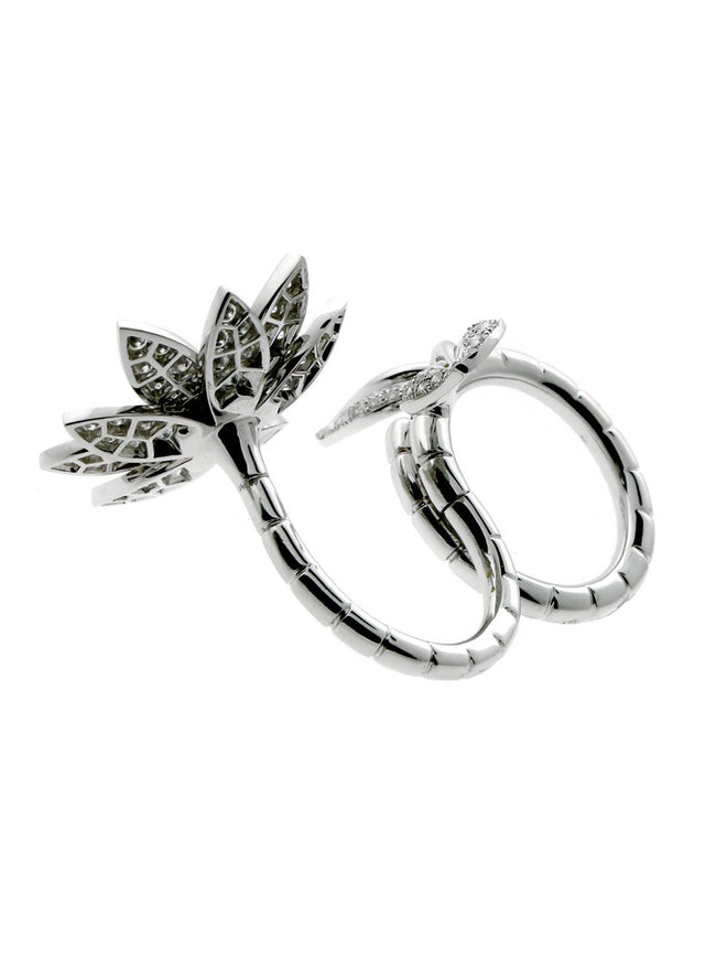 Van Cleef & Arpels Lotus Diamond Ring 0000220