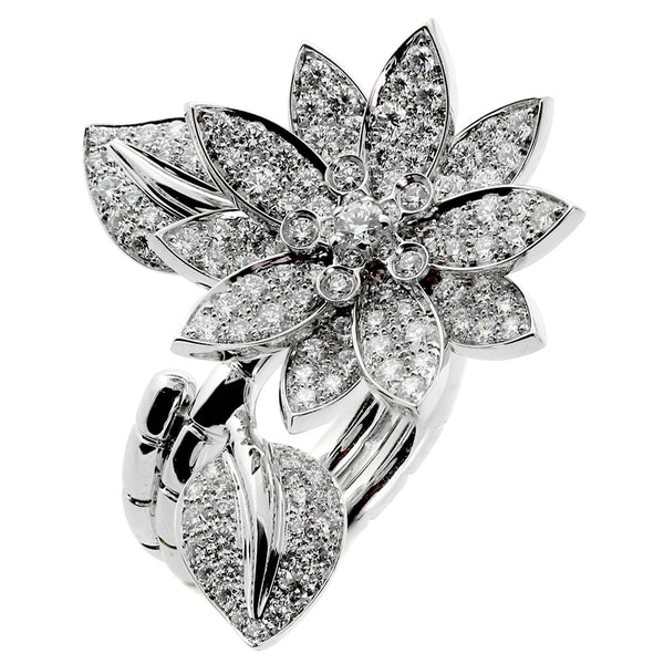 Van Cleef & Arpels Lotus Diamond Ring 00VNC10003