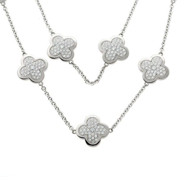 Van Cleef & Arpels Pure Alhambra Diamond Necklace 0002050
