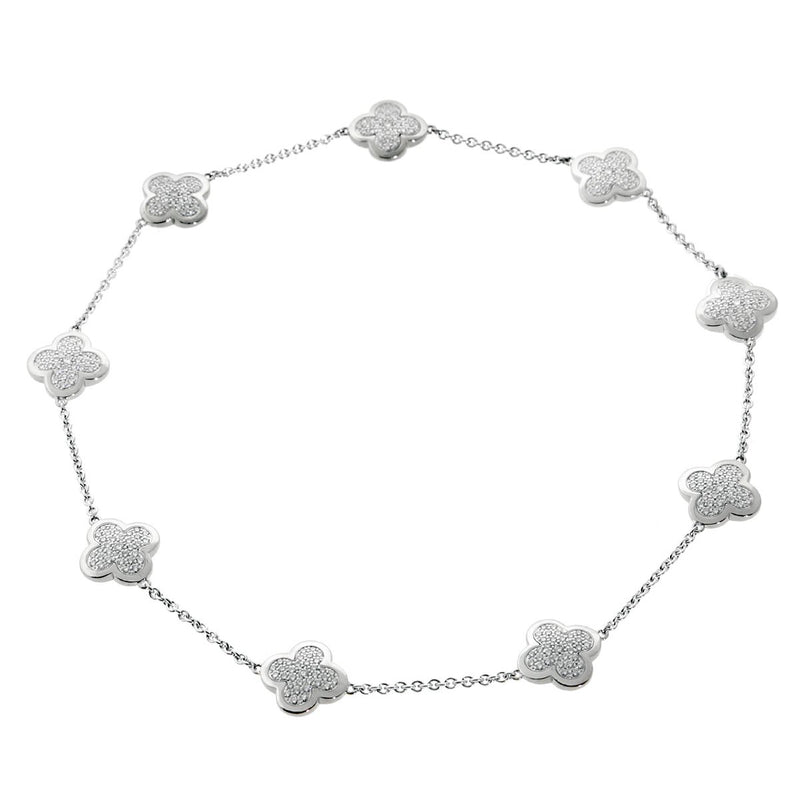 Van Cleef Arpels Pure Alhambra Diamond Necklace