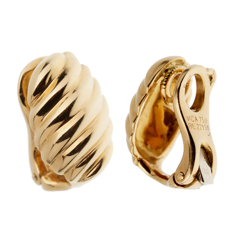 Van cleef clip earrings sales