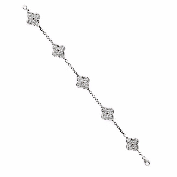 Van Cleef & Arpels Vintage Alhambra Diamond Bracelet 0000542